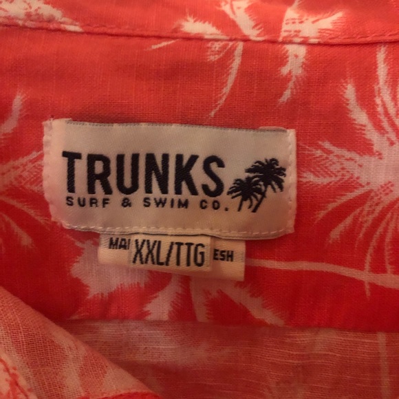 Trunks Surf & Swim Co. Shirt, Size XXL, Excellent condition, Linen & Cotton - Picture 2 of 6